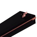 Nicor NICOR 10008BK 8 ft. Track Section; Black 10008BK